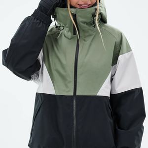 Chaqueta de esquí impermeable a prueba de viento con capucha personalizada cremallera frontal protección UV transpirable cálido para snowboard al aire libre invierno Camping - Product Image 2