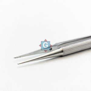 Pince à épiler de microchirurgie manuelle en acier inoxydable certifiée CE disponible en différentes tailles - Product Image 2