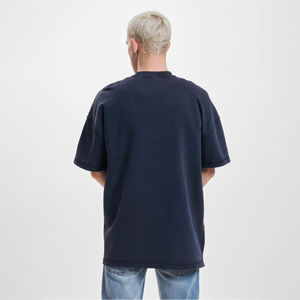 Camiseta de Hombre 100% Algodón, Cómoda, Suave al Tacto, Transpirable, Manga Corta, Estilo Moderno para Uso Diario Informal, Estilo Urbano, Logotipo Personalizado - Product Image 5