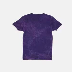 Personnalisé 230g 100% coton tricoté surdimensionné T-Shirt à manches courtes Vintage Stone Washed Print avec Logo solide Ringer T-shirts - Product Image 4