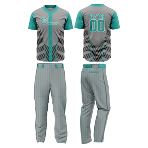 Uniforme de baseball personnalisé de luxe pour équipes professionnelles, tissu respirant à séchage rapide 100% polyester, fabrication OEM, logo personnalisé - Product Image 5