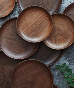 Meilleure salade incroyable et collation servant plaque de bois sûr le plus exigeant look créatif fabriqué en Inde plaque polie à la main - Product Image 1