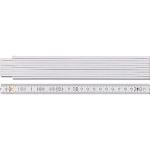 Regla Plegable Blanca Beech <span class=keywords><strong>BMI</strong></span> 9072, Longitud <span class=keywords><strong>2</strong></span> m, Ancho <span class=keywords><strong>16</strong></span> mm, Práctica Conversión mm/cm, Modelo EG III - Product Image 1