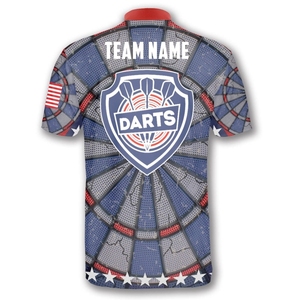 Polo Dart Sublimation de haute qualité avec impression couleur en tissu doux et durable logo et design de l'équipe personnalisés - Product Image 6