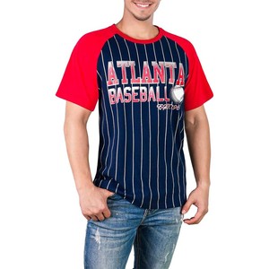 Conjunto Deportivo para Fanáticos del Béisbol, Camiseta Sublimada con Rayas, Mangas Raglán, Transpirable - Product Image 6