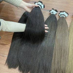Cheveux humains vietnamiens en vrac pour tressage, extensions de cheveux en vrac, vente en gros, plusieurs couleurs, cheveux en vrac sans trame - Product Image 1