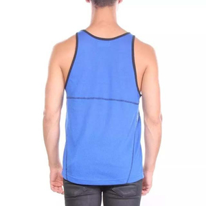 เสื้อกล้ามผู้ชายแบบลำลองทรงสลิมฟิตผ้าฝ้ายโพลีเอสเตอร์แห้งเร็วอุปกรณ์ออกกำลังกายในยิม - Product Image 5