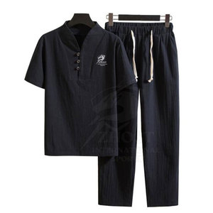 Moisture Wicking Stretch Men Summer Tracksuits Featuring Ergonomic Seams Comfortable Outing Wears For Daily Wears - Product Image 3