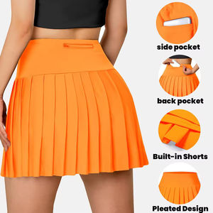 Breathable Quick Drying Running <b>Pleated</b> <b>Skirt</b> Fitness Clothing Pants <b>Tennis</b> <b>Skirt</b> Wholesale Customized Yoga for Women - Product Image 6