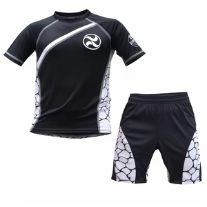 Professionnel Kick Boxing Uniforme Haute Qualité T-shirts Boxe Pantalon Court En Gros Hommes Femmes Muay Thai Shorts Ensemble - Product Image 3