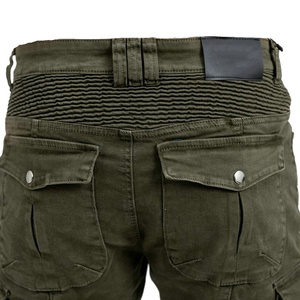 Durable D-Ride Moto Mens Green Jeans Biker Pants avec protection des genoux et des hanches Quick Dry Respirant pour la conduite de moto - Product Image 6