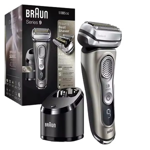 Braun เครื่องโกนหนวดไฟฟ้าของผู้ชายแบบเปียก & แห้งชาร์จได้9 9370cc พร้อมที่ชาร์จและสถานีชาร์จไฟได้ - Product Image 1