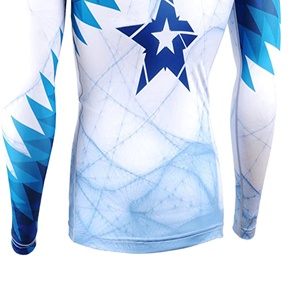 Rashguard à manches longues, compression, séchage rapide, respirant, vêtements de sport, rashguards pour hommes, t-shirt de compression en spandex - Product Image 4