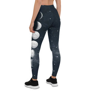Leggings de sport sans couture taille haute pour femmes, longueur genou, effet push-up, design par sublimation, fitness, exercice, collants de yoga pour femmes - Product Image 2