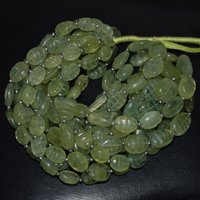 Vente en gros de perles de pierre Prehnite à facettes de 8mm, pierres précieuses lisses sculptées à la main pour bracelet, fabrication de bijoux, fourniture de pierres précieuses en vrac