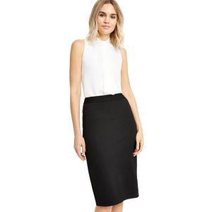 Gonna a tubino midi Alfani da donna, comoda, nera a quadretti, in spandex, con vita impero e decorazioni stampate, taglie XS e taglia unica - Product Image 3