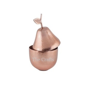 Pot de service de noix de chocolats et de forme personnalisée en aluminium couleur argent serveur de noix de dessert à vendre - Product Image 6