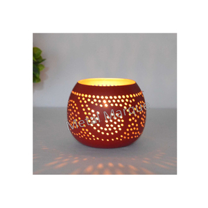 Hot sáng tạo đục Hàng Mã người giữ ngọn nến với hiệu ứng bóng trang trí Handmade nhỏ màu trắng t Ánh sáng nến chủ sở hữu đèn lồng - Product Image 2