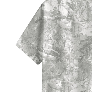 OEM Wholesale Unisex 100% Polyester T-<b>Shirts</b> Real Tree Print Jungle Camo Anti-UV <b>Moisture</b>-<b>Wicking</b> Breathable Cardura - Product Image 4