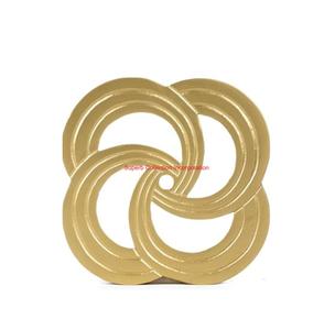 Handcrafted Decorative Gold Metal Trivet Elegant Heat Resistant <b>Table</b> Modern <b>Kitchen</b> Decor Accessory Housewarming Gift On-<b>Sale</b> - Product Image 1
