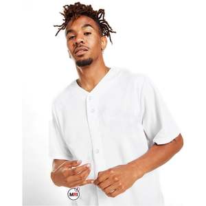 Nouveau sport fitness pas cher vente plaine personnalisé Baseball Jersey Baseball porter des ensembles d'uniformes moins de prix - Product Image 1