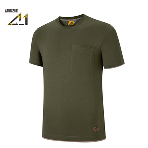 Camiseta con múltiples bolsillos estilo Safari tejido táctico utilitario, transpirable de secado rápido sin arrugas para aventura al aire libre urbana diaria - Product Image 3