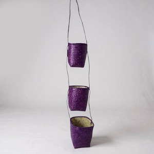 Cesta de almacenamiento hecha a mano de hierba marina para mostrador de cocina, cestas colgantes de hierba marina - Product Image 4