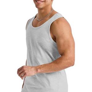 Top qualité hommes sport Gym débardeurs musculation maillots 220g coton Polyester entraînement gilet formation respirant débardeurs - Product Image 3