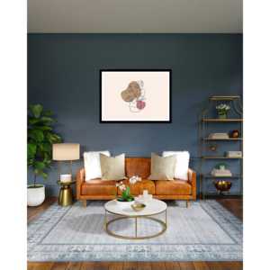 Cadre photo classique en bois 90 x 120 cm en MDF, décoratif noir, pour affiches A3 et photos A4, idéal pour la maison - Product Image 1