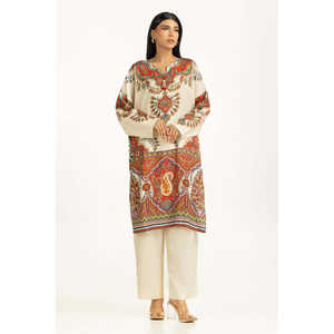 Ensemble coordonné bohème en viscose imprimée IPST-55307 en tissu crêpe pour le printemps/été - Product Image 2