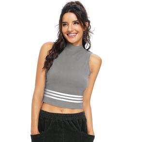 Exclusivo estilo señoras indio occidental moda gris elegante moda Tops Regular hecho de tejer para adultos mujeres y niñas - Product Image 1