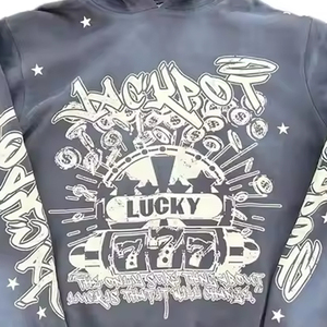 เสื้อพูลโอเวอร์ผ้าฝ้ายฟลีซ 100% พิมพ์ลายซิลค์สกรีน ทรงปกติ สีพื้น สไตล์วินเทจ หนานุ่ม ซักย้อมสีแบบแอซิด ระบายอากาศได้ดี เหมาะสำหรับฤดูหนาว สกรีนโลโก้ตามสั่ง - Product Image 2