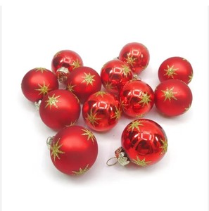 Promoción de fábrica, adornos navideños de cristal, bola, regalo de Año Nuevo a buen precio - Product Image 2