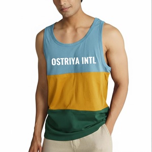 Camiseta sin Mangas de Alta Calidad para Hombre, Corte Regular, para Gimnasio y Fitness, Color Personalizado, Transpirable, con Logotipo Frontal - Product Image 1