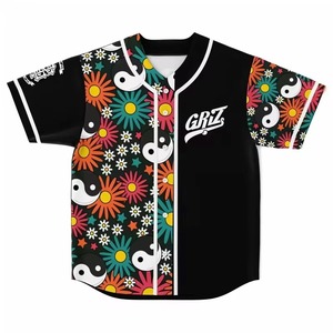 Offre Spéciale chemise de baseball raglan en polyester 100% vierge personnalisée/maillot de baseball personnalisé boutonné - Product Image 3