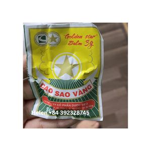 Vietnam Premium Cao Sao Vang-Five Golden Star Balm en varios tamaños 3G 4G 10G para todas las edades Premium Healthcare Supply - Product Image 4
