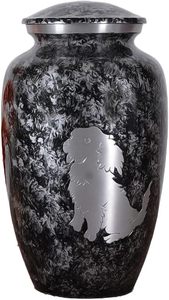 Urna de cremación hecha a mano de aluminio, urnas de recuerdo funerario conmemorativo para adultos para hombres, mujeres, niños y ataúd para cenizas - Product Image 5