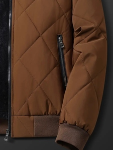 Vente de gros Veste en duvet matelassée pour homme, Veste chaude matelassée de haute qualité, grande taille - Product Image 4