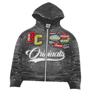 Sudaderas con capucha de algodón pesado 100% para hombre con impresión de logotipo personalizado, sudaderas de invierno - Product Image 4