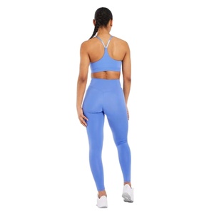 Sujetador Deportivo Azul para Mujer al por Mayor, Sujetador de Yoga y Gimnasio sin Costuras, Ropa Deportiva de Alto Soporte, Top Deportivo Transpirable y Elástico - Product Image 2