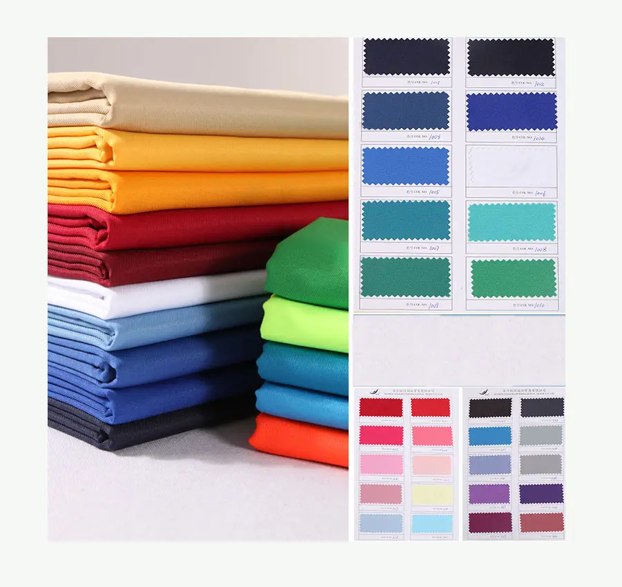 oem custom logo design 100% polyester gabardine uniform fabric twill woven gabardine fabric for Uniform apron tablecloth fabric