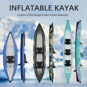 Bateau <span class=keywords><strong>gonflable</strong></span> de tourisme familial durable en PVC à couture pleine avec logo personnalisé, vente en gros, 1/2/<span class=keywords><strong>3</strong></span> personnes, kayak <span class=keywords><strong>gonflable</strong></span> - Product Image 5