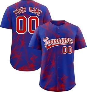 Uniforme personnalisé de style baseball et softball, maillots en polyester respirant, pantalons avec maillot de baseball pour joueurs d'équipe - Product Image 1