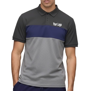 เสื้อโปโลผู้ชายสไตล์สตรีทแวร์ ผ้าฝ้ายผสมโพลีเอสเตอร์ รับสั่งทำปักโลโก้ สำหรับผู้ผลิต - Product Image 1