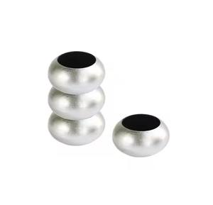 Elegante servilletero en forma de hoja de aluminio, accesorio de mesa decorativo de Metal para banquete de boda, uso en Hotel - Product Image 5