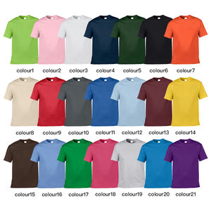 Alta calidad 100% algodón cómodo suave y barato regular ajustado camisetas Unisex camisetas logotipo personalizable camiseta para hombres - Product Image 4