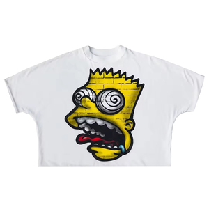 Streetwear personnalisé Dtg logo imprimé bord brut en détresse Vintage Boxy délavé à l'acide surdimensionné graphique appliques coton t-shirt pour hommes - Product Image 6