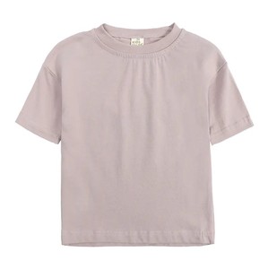 Camisetas Casuales para Niños de Alta Calidad, 100% Algodón, Tejido de Punto, Manga Corta, Cuello Redondo, Estilo Liso, Personalizables a Precios Bajos - Product Image 6