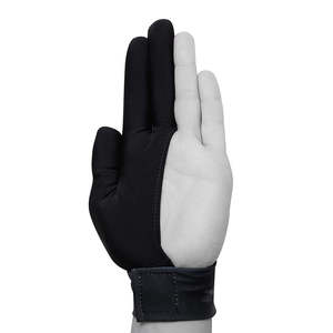 Hot <b>Sale</b> Top Quality 3 Fingers <b>Pool</b> Cue Snooker Gloves <b>for</b> Left or Right Hand Custom Color Billiards Sports Gloves Non Slip Pad - Product Image 4