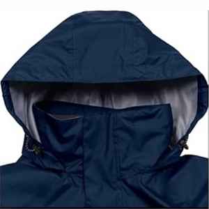 Veste légère en nylon et élasthanne pour hommes, imperméable avec revêtement coupe-vent respirant à séchage rapide, logo personnalisé, fermeture éclair sur le devant - Product Image 6